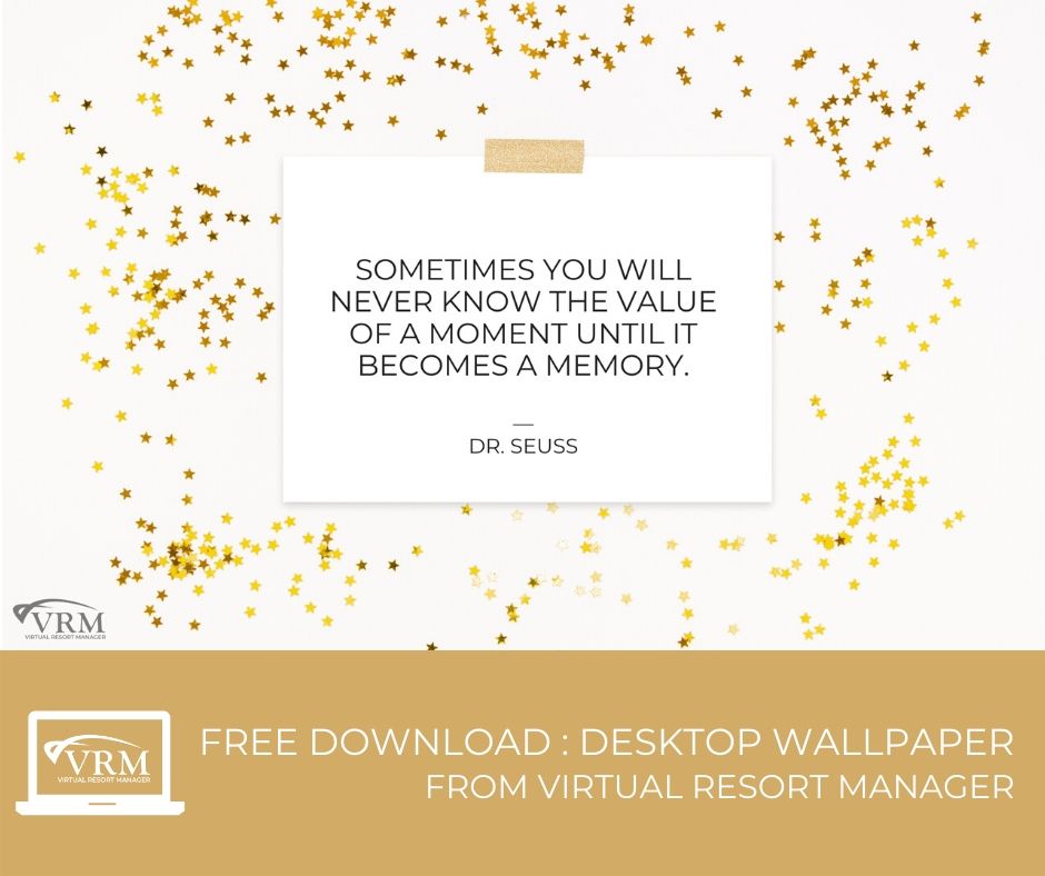 free downloadable new year quote desktop wallpaper | Virtual Resort Manger